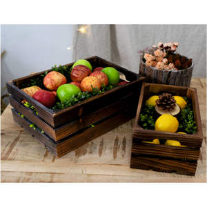 ลังเก็บไม้สนสีเข้มขนาดใหญ่สไตล์โมเดิร์น | ใช้งานหนักกันน้ำเป็นมิตรกับสิ่งแวดล้อมกล่องไม้สำหรับใช้ในบ้าน - Product Image 5