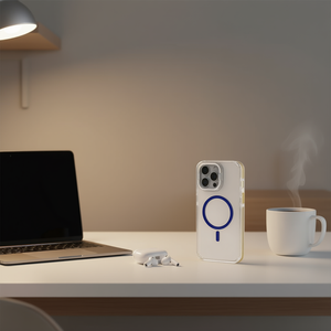 Funda Transparente de Aluminio con Soporte Magnético para Teléfono Móvil - Product Image 2