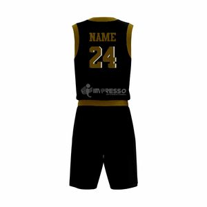 Camisetas de Baloncesto Personalizadas para Hombre, Nombre/Número Personalizado, Logotipo del Equipo, Color Personalizado, Tela Transpirable 100% Poliéster, Conjuntos de Tallas Grandes - Product Image 3