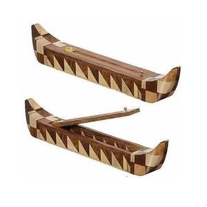 Porte-encens en bois multi-usages pour femme Attrape-cendres Brûleur d'encens Diffuseur d'aromathérapie - Product Image 3