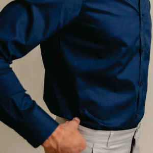 Haute qualité 100% coton sans plis chemise habillée hommes fer chemises formelles pour hommes chemises habillées formelles sociales pour hommes - Product Image 5