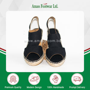 Top Supplier in Bangladesh Customized Women's Slip-On Espadrille Casual Leather Upper Breathable Summer Wear at Wholesale Price - Product Image 4