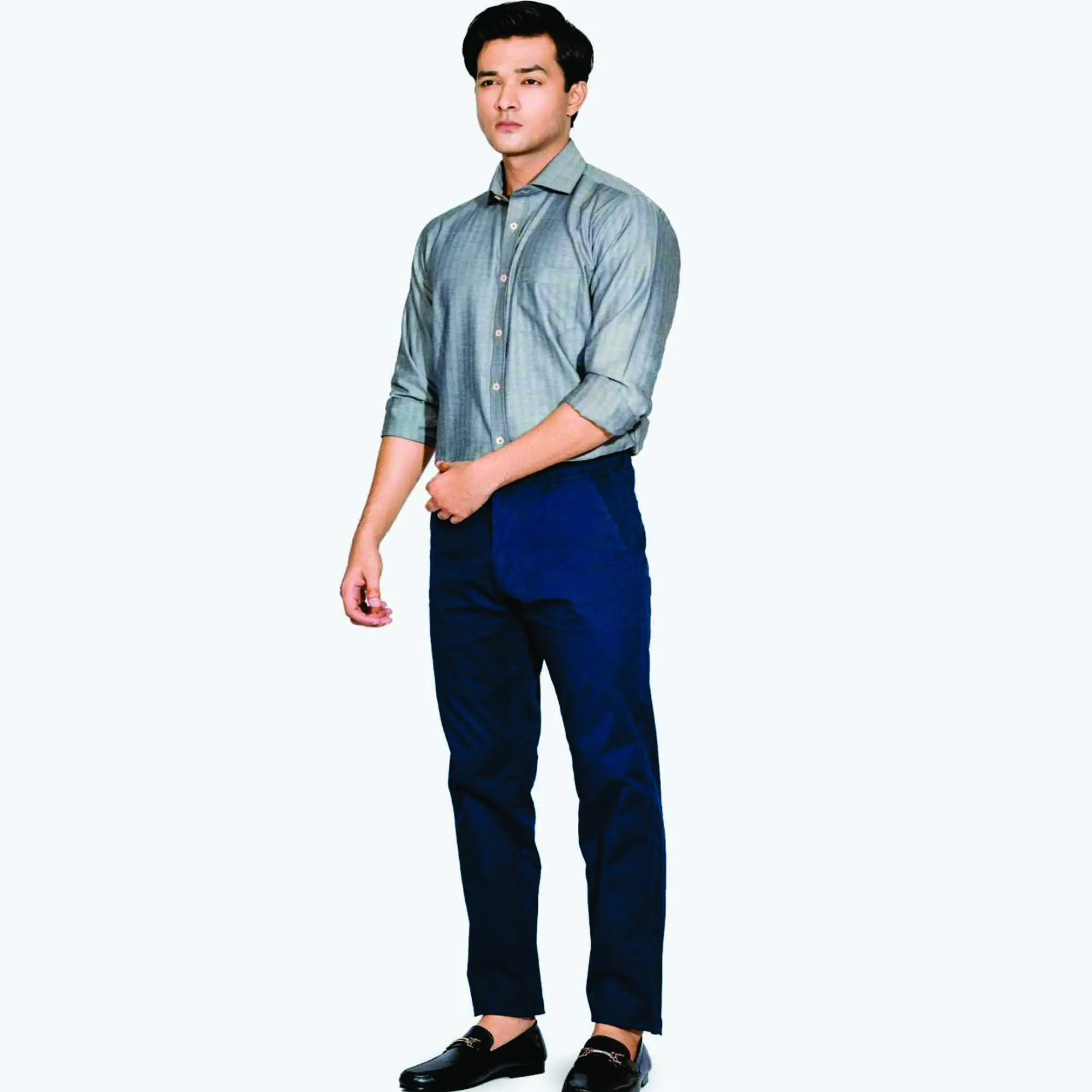 कस्टम OEM Mens शर्ट टाई के साथ 100 कपास प्लस आकार कम MOQ के लिए आकस्मिक शर्ट पुरुषों कपास लंबी बांह की कमीज