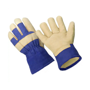 Gants de travail en cuir de vachette de haute qualité, antidérapants, longs, résistants aux coupures, de sécurité industrielle - Product Image 6