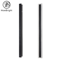 Vente en gros de lampes murales linéaires extérieures 18W, IP65 étanche, 3000K, pour jardin, villa, longues lampes LED d'extérieur, diffuseur en verre trempé