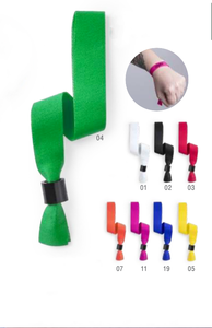 สายรัดข้อมือโพลีเอสเตอร์/ABS สีน้ำเงิน ปรับได้ สำหรับงานเทศกาล คอนเสิร์ต และกิจกรรมต่างๆ  พร้อมโลโก้สั่งทำ  ตัวล็อคทนทาน และพิมพ์สี 1 สี - Product Image 3