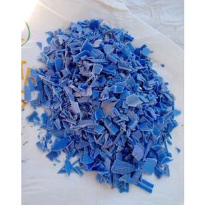 High-Density Polyethylene (HDPE) Scrap Granules Blue Natural Industrial Waste Regrind Flakes Plastic Bottles Molding <b>Powder</b> - Product Image 2