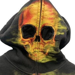Casual Wear Winter Hoodies For Adult Sublimation Plus Size Outdoor <b>Men's</b> Full <b>Zip</b> Up <b>Hoodie</b> <b>With</b> Two <b>Pocket</b> - Product Image 4