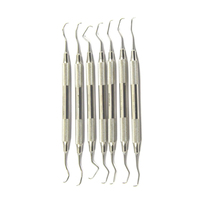 Racleur manuel pour tartre dentaire, éliminateur de plaque, scalpel / explorateur professionnel en acier inoxydable réutilisable, certifié CE classe I