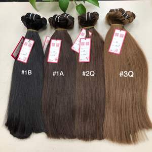 Extensión de trama de cabello humano Remy virgen de alta calidad tejido a máquina doble cutículas rectas naturales alineadas teñidas precio al por mayor - Product Image 4