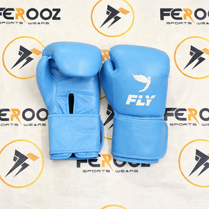 Pro Competition Original Best Quality Leather Fly Boxing Gloves Custom Made Professional Muay Thai MMA Sparring Fly Boxing Glove - Product Image 2