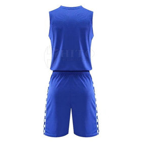 Uniforme de basket-ball de style classique pour les écoles et les équipes Kit de basket-ball en tissu à séchage rapide avec impression du nom de l'équipe - Product Image 2