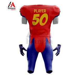 Uniformes de Fútbol Americano Personalizados, Conjuntos Deportivos para Jugadores Profesionales, Sublimación Corta, Transpirable, 180 GSM, 100% - Product Image 6