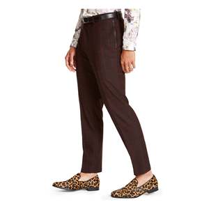 Pantaloni slim fit da uomo INC International Concepts, modello Windowpane, neri, taglia 36X30, tessuto in lana pettinata, modello dritto - Product Image 3