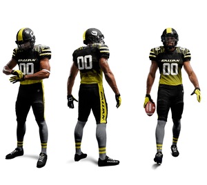 Uniformes de football américain à sublimation de haute qualité au design personnalisé ensembles de maillots de compression à manches courtes pour jeu - Product Image 6