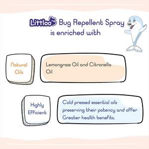 Littloo Spray Repelente de Insectos Enriquecido con Natural para Protección de Larga Duración en Interiores y Exteriores de Insectos para Niños-100ml - Product Image 3
