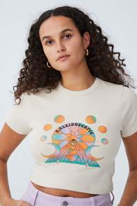 เสื้อยืดครอปของผู้หญิงเสื้อครอปผ้าฝ้าย100% - Product Image 6