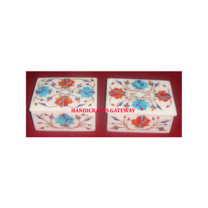 El último diseño floral, caja de mármol blanco nácar, el mayor fabricante y exportador, precio al por mayor de bajo costo, incrustaciones naturales - Product Image 1