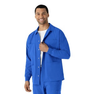 OEM Custom Modern Men Medical <b>Scrub</b> Jacket 210 GSM Polyester Cotton Hospital Doctor Nurse Uniform Durable Healthcare Apparel - Product Image 2