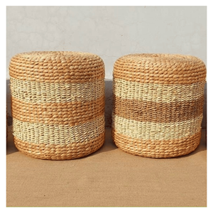 Water Hyacinth <b>Cushion</b> <b>Pad</b> Natural water hyacinth weave <b>pad</b> for floor seating yoga decor and casual home spaces Vietnam - Product Image 1