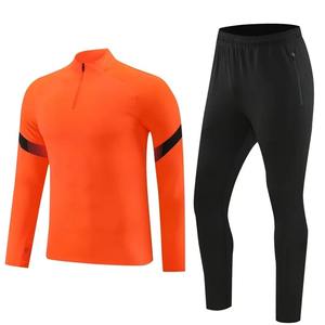 Ropa deportiva de fútbol en blanco para hombres y niños, chándal, chaqueta, traje de entrenamiento de fútbol, Otoño, deporte para niños, Tops y pantalones de manga larga con cremallera - Product Image 5