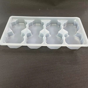 Bandeja PET de 4 compartimentos Solución de envasado de alimentos limpia y segura conveniente - Product Image 1