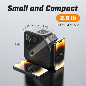 <span class=keywords><strong>Mini</strong></span> bomba eléctrica portátil multifunción para neumáticos, <span class=keywords><strong>inflador</strong></span> de compresor de aire para neumáticos de coche de 12V - Product Image 2