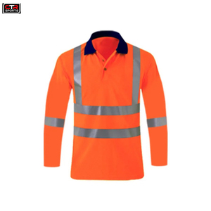 Latest Design Tow -Tone Working <b>Polo</b> <b>Shirts</b> Long Sleeve Men <b>Polo</b> <b>Shirts</b> Hi-<b>Vis</b> Reflective <b>Shirts</b> With for Men - Product Image 3