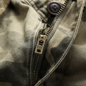 Pantalones cortos Cargo Jogger de alta calidad con logotipo personalizado para hombre, pantalones cortos de camuflaje con varios bolsillos de algodón 100% de estilo informal de verano para hombre - Product Image 6