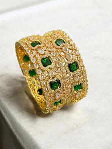 กำไลโฆษณาที่สวยงามคุณภาพสูงกำไลข้อมือสุดหรูสำหรับผู้หญิงเหมาะสำหรับงานปาร์ตี้สวมใส่ทั้งแบบดั้งเดิมและแบบตะวันตก - Product Image 2