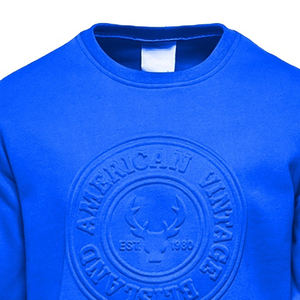 Logotipo de transferencia de calor sostenible Etiqueta de ropa de impresión en relieve 3D para sudaderas de patrón sólido de invierno - Product Image 2