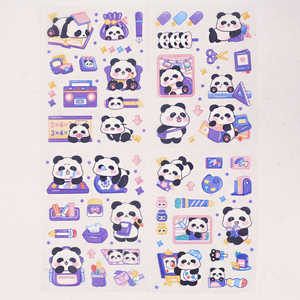 Autocollant 3D Panda Gonflé Style Dessin Animé pour la Décoration Intérieure et les Cadeaux Promotionnels - Product Image 6