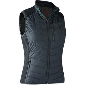 Coupe-vent imperméable ultra léger Gilet matelassé à fermeture éclair pour femmes Gilet d'hiver à capuche rembourré Veste chaude Veste d'extérieur Gilet OEM - Product Image 2