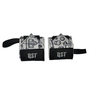 Prix de gros, bandages de poignet pour la musculation, bonne qualité, sangles de gym, logo personnalisé, réglage, bandages de musculation - Product Image 1