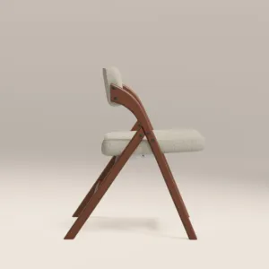 Chaise de salle à manger pliante en bois SINTERIOR SPECKLED STONE NOMAD - Product Image 4