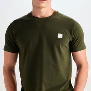 Vente en gros de t-shirts 100% coton avec logo imprimé numériquement personnalisés, tissu respirant écologique, coupe ample, coton/fibre de bambou - Product Image 2