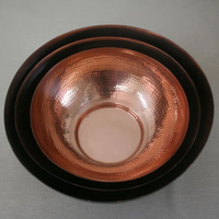 Bassin de bain de pieds en cuivre poli, écologique, style moderne, pour manucure, baignoire de trempage, seau domestique, usage festif, couleur personnalisable, livraison immédiate