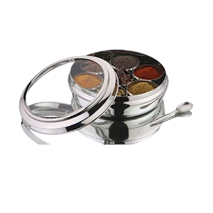 Stainless Steel Custom <b>Spice</b> <b>Jar</b> Set <b>Spice</b> Container Custom <b>Spice</b> Set Stainless Steel Kitchen Condiment Storage Bowls Container - Product Image 1