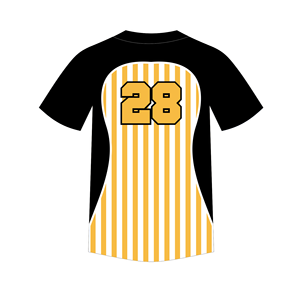 เสื้อเบสบอลแบบติดกระดุมทั้งตัว ผลิตตามสั่ง พร้อมพิมพ์โลโก้ทีม  ผ้าตาข่ายโพลีเอสเตอร์ 100% ระบายอากาศดี ราคาขายส่ง - Product Image 3