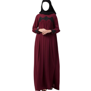 FABRICANTE DE ABAYA PERSONALIZADO DE TALLA GRANDE ABAYA MODERNO ABAYA ESTILO ÁRABE Y ASIÁTICO DISEÑOS OEM ODM SERVICIO DISPONIBLE MOQ BAJO - Product Image 1
