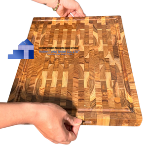 Planche à découper en bois d'acacia naturel de qualité supérieure, blocs à découper pour les restaurants, vente en gros auprès d'un fabricant vietnamien - Product Image 3