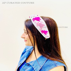 2025 nouvelle vente chaude indienne artisanale cheveux accessoires bandeau perlé avec Valentine Heart Collection de bandeaux - Product Image 5