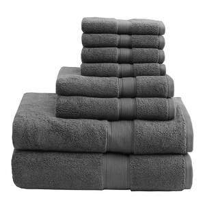 Ensemble de serviettes de bain 100% coton éponge personnalisé de luxe Offre Spéciale hôtel, spa, plage, style uni, Pakistan, vente en gros directe du fabricant - Product Image 4