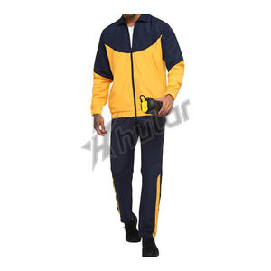 Personnalisé 2025 polyester coton respirant décontracté ajusté luxe mode jogging deux pièces hommes survêtements ensemble avec fermeture éclair - Product Image 6