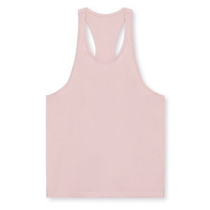 Débardeurs de sport sans manches à logo personnalisé bon marché d'usine, débardeur uni ajusté pour hommes - Product Image 5