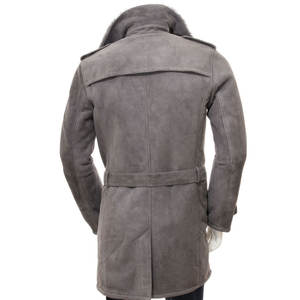 Veste en cuir personnalisable pour homme, imperméable, coupe-vent, respirante, confortable, séchage rapide, coupe classique, col cheminée - Product Image 2