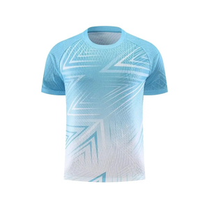 Camiseta de fútbol para hombres adultos, juegos de Casa/visitante, camisetas de fútbol, uniforme de media manga, 100% poliéster, ropa antibacteriana ecológica - Product Image 1