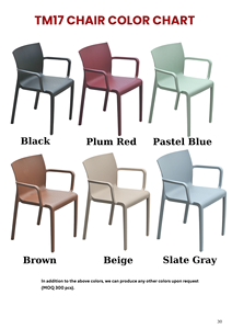 Silla de Plástico Moldeado Sólido con Diseño de Onda (con Reposabrazos) - Cómoda, Impermeable y Moderna - Product Image 3