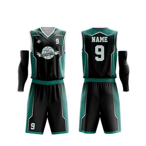 Sublimación de tela de malla de poliéster, diseño único, hecho a medida, kit de baloncesto deportivo profesional, camisetas de baloncesto por sublimación - Product Image 5