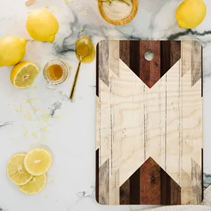 Planche à fromage en bois de marbre blanc royale, design élégant et moderne, durable, ustensiles de cuisine durables, personnalisable, découpe - Product Image 4